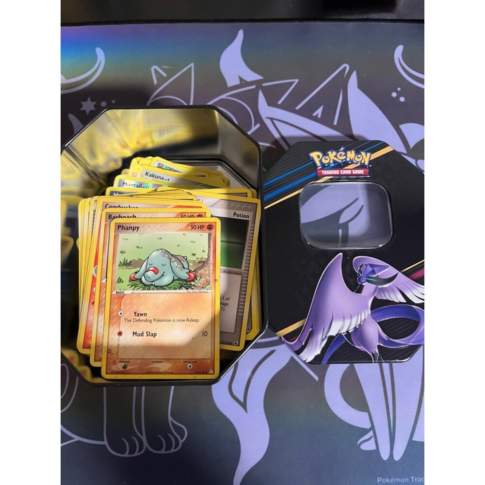 Pokémon Trading Card Tin with Cards